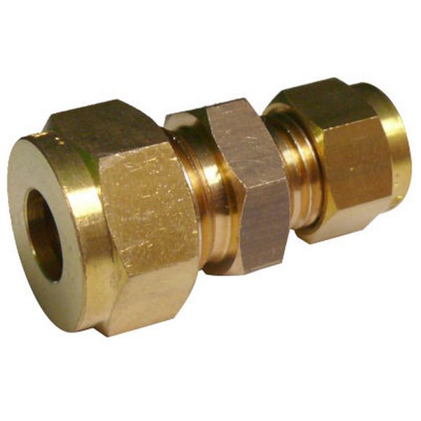 Acoplamento de gás de compressão desigual AG (1/2" a 5/16" de cobre)
