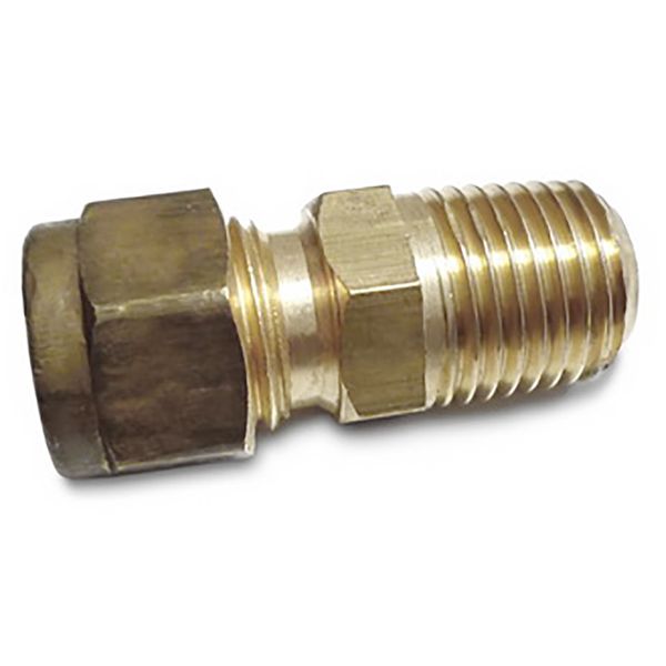 Acoplamento de gás macho AG (cone BSP de 1/4" para compressão de 5/16")