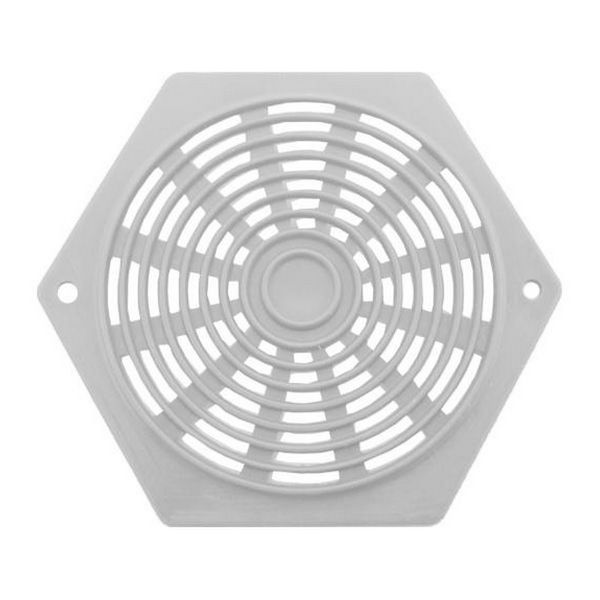 Ventilação de ar hexagonal 2-5/8" branca