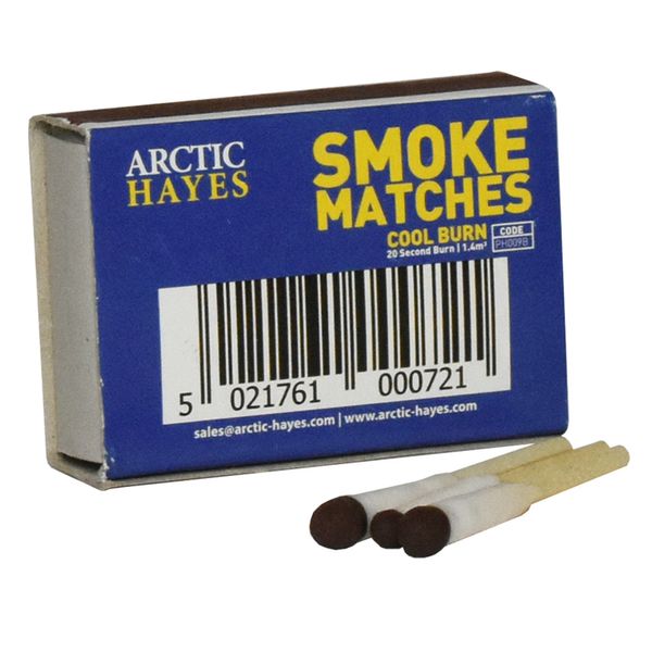 Caixa com 12 fósforos Arctic Hayes Smoke