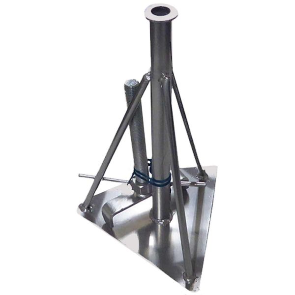 Suporte de chassi com garra de 125 mm (altura de 178 a 267 mm)