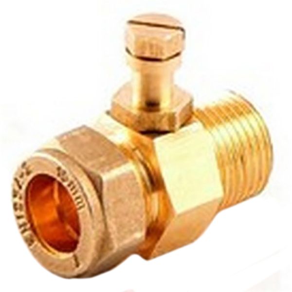 Ponto de teste em linha 1/2" macho para 22 mm